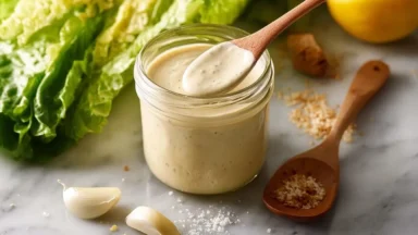 Creamy Homemade Caesar Dressing