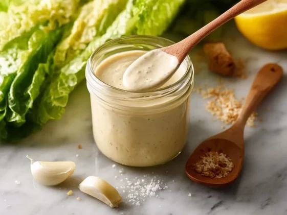 Creamy Homemade Caesar Dressing