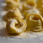 Homemade Cheese Tortellini Ready to Serve