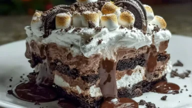 Irresistible Hot Chocolate Lasagna for Winter Delights