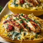 Irresistible Chicken Spaghetti Squash Dish