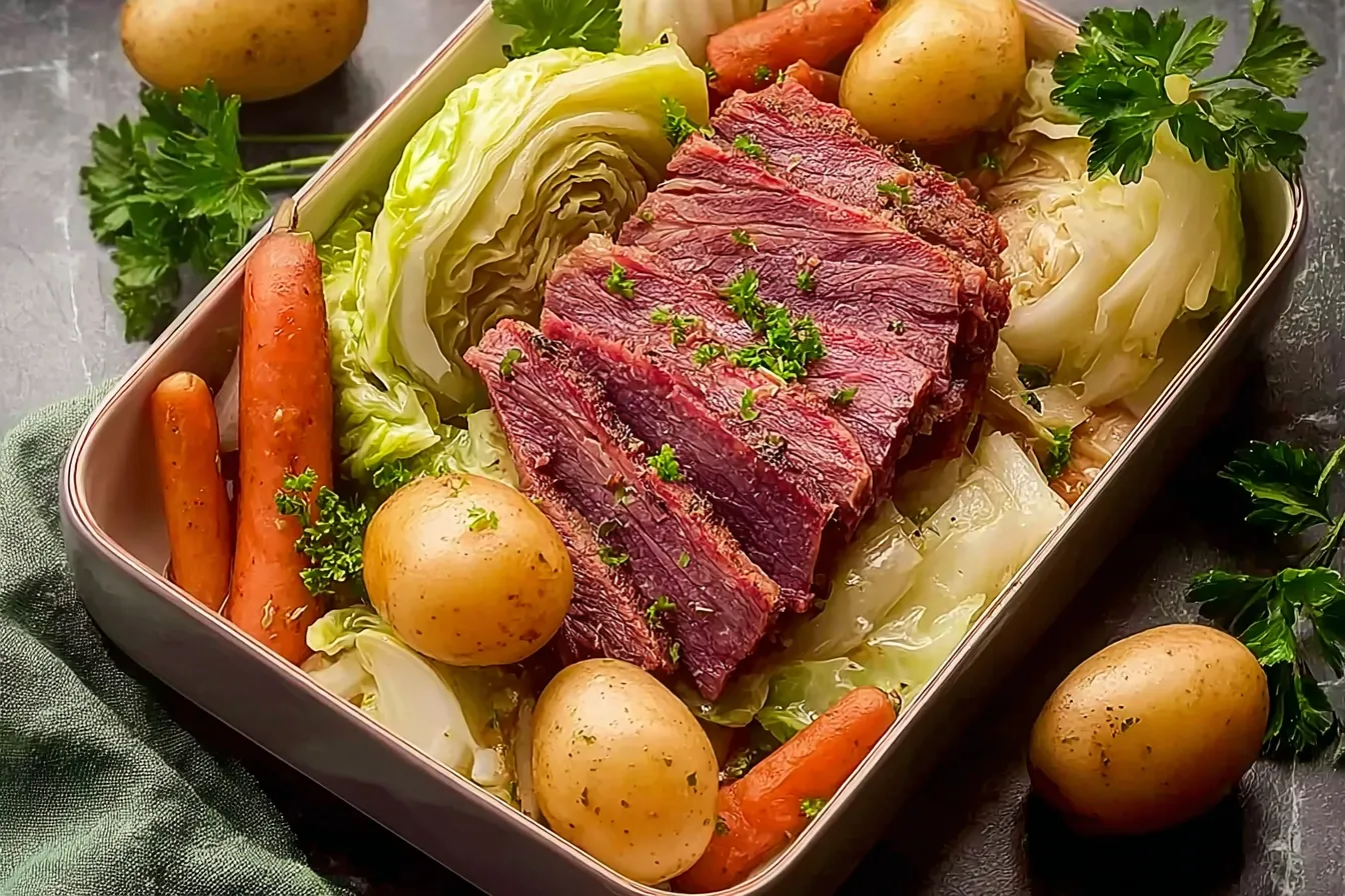 Irresistible Corned Beef and Cabbage Without Beer 