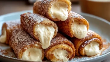Delicious Keto Cinnamon Cream Cheese Roll-Ups Ready in 20 Minutes