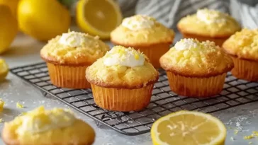 Keto Lemon Cream Cheese Muffins Freshly Baked
