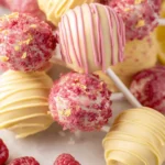 Lemon Raspberry Cake Pops - Colorful and Delicious Treats
