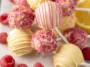Lemon Raspberry Cake Pops - Colorful and Delicious Treats