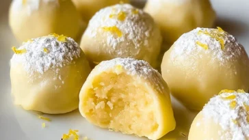 Lemon Truffles Ready to Delight Your Taste Buds
