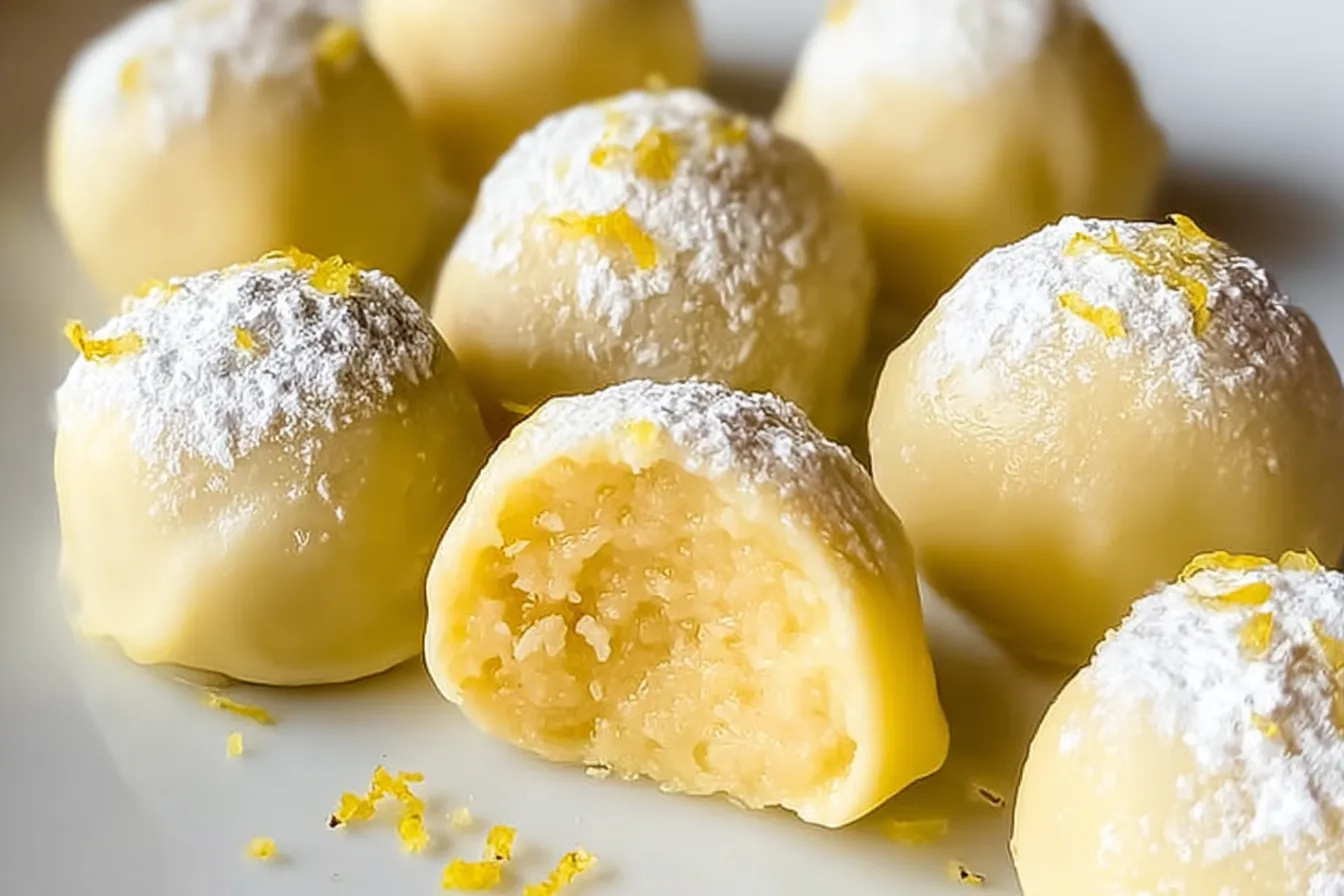 Lemon Truffles Ready to Delight Your Taste Buds