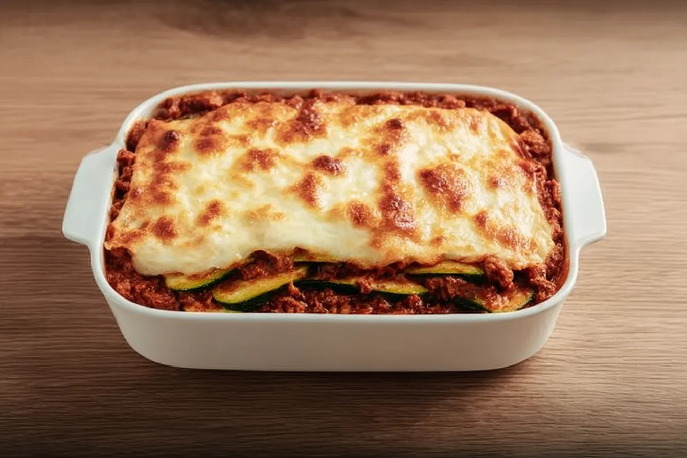 Low-Carb Zucchini Lasagna Freshly Made