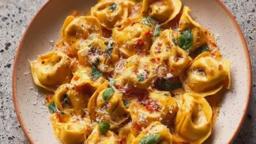 Delicious Marry Me Tortellini Plated for Romance