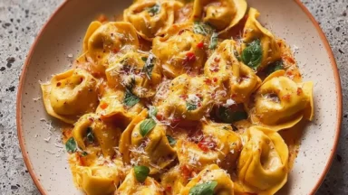 Delicious Marry Me Tortellini Plated for Romance