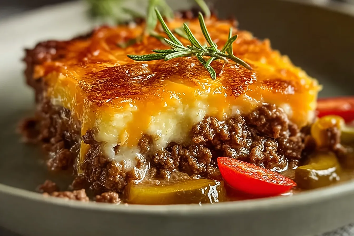 Pioneer Woman Cheeseburger Pie 