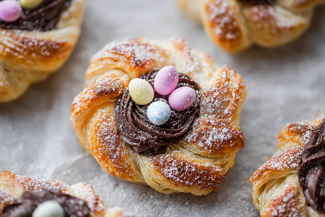 Puff Pastry Easter Nests: Delightful Treat for Spring Celebrations 4 Puff Pastry Easter Nests