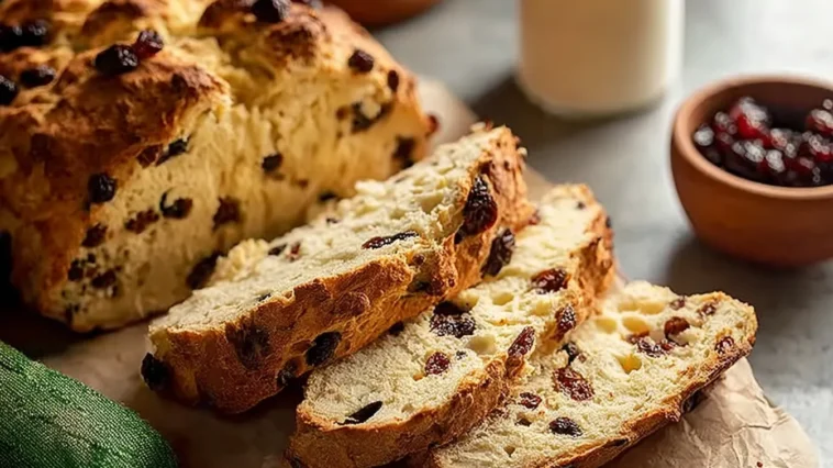 Rustic Irish Soda Bread with Currants - Delicious and Homemade