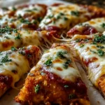 Delicious High-Protein Chicken Crust Pizza on a Plate
