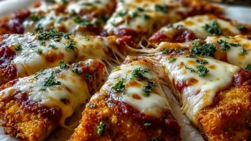 Delicious High-Protein Chicken Crust Pizza on a Plate