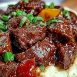 Savory Slow Cooker Mississippi Steak Bites in the Crockpot