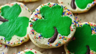 Shamrock St. Patrick’s Day Cookies | Festive Green Treats