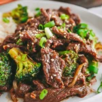 Delicious Shaved Beef Stir Fry Served in a Bowl
