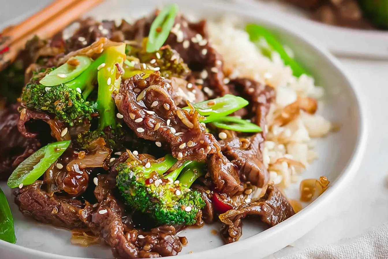 Shaved Beef Stir Fry 