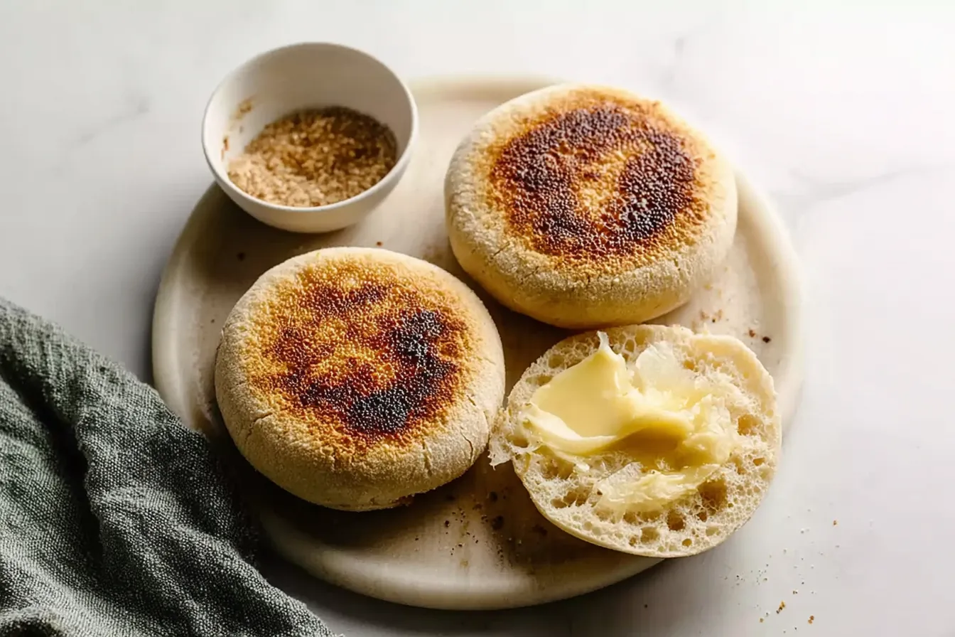 Sourdough Discard English Muffins 