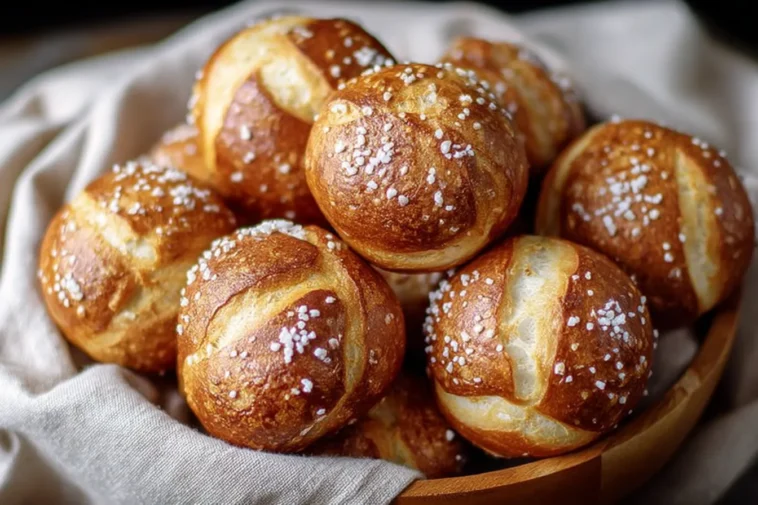 Sourdough Discard Pretzel Bites Freshly Baked