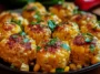 Spicy Mexican Corn Bites on a Platter