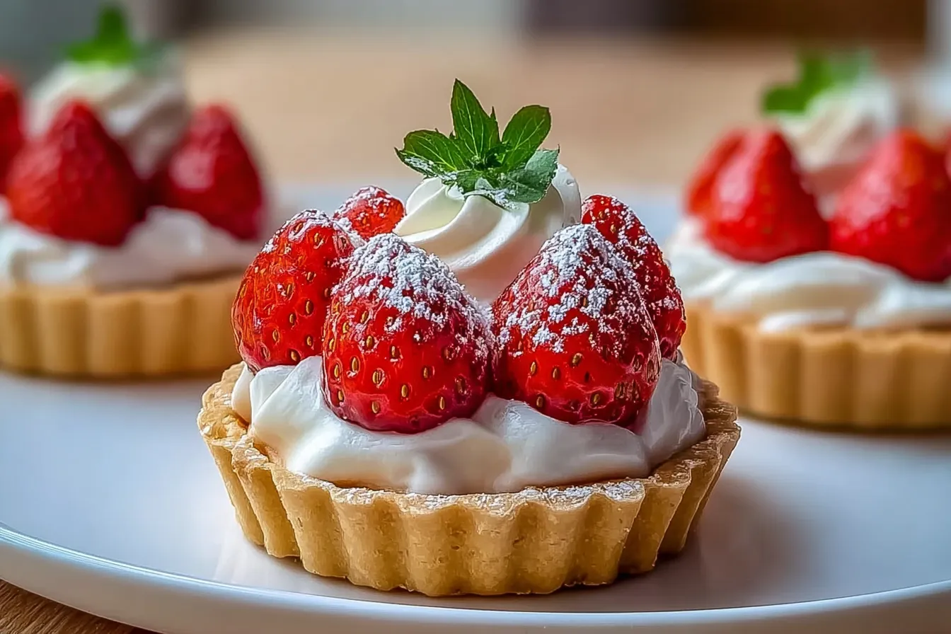 Spring Desserts: Mini Strawberry Tarts in 5 Steps 