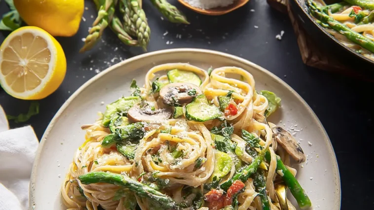 Spring Pasta Primavera with Fresh Veggies