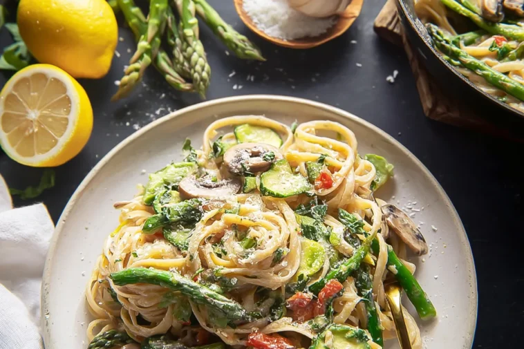 Spring Pasta Primavera with Fresh Veggies