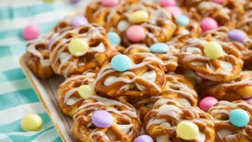 Delicious Spring Pretzel Bites Fresh from the Oven