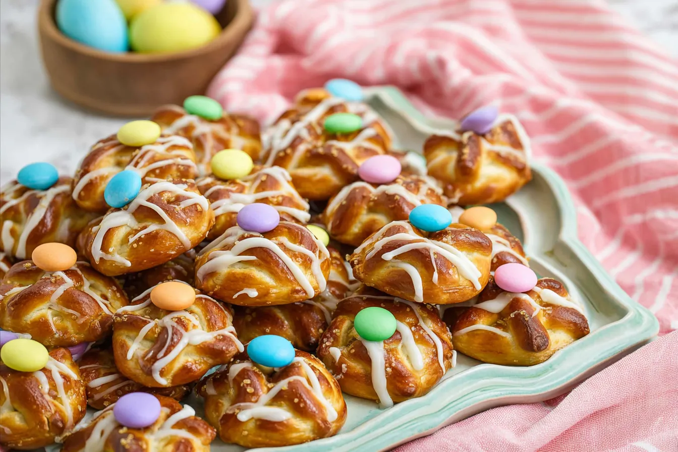 Spring Pretzel Bites 
