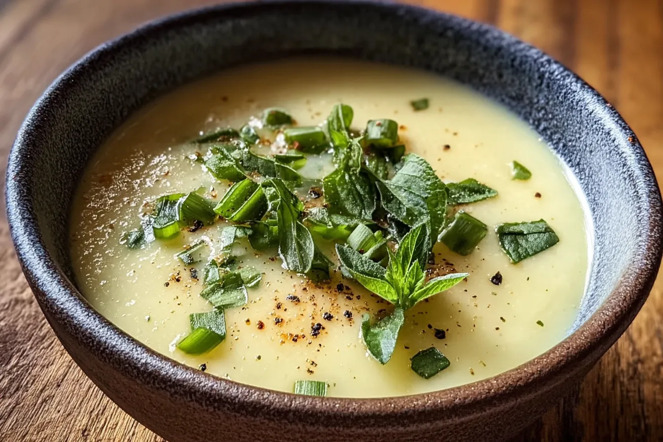 Spring Soup: Creamy Spring Veggie Soup That You'll Love! 3 Lush Bowl of Creamy Spring Veggie Soup
