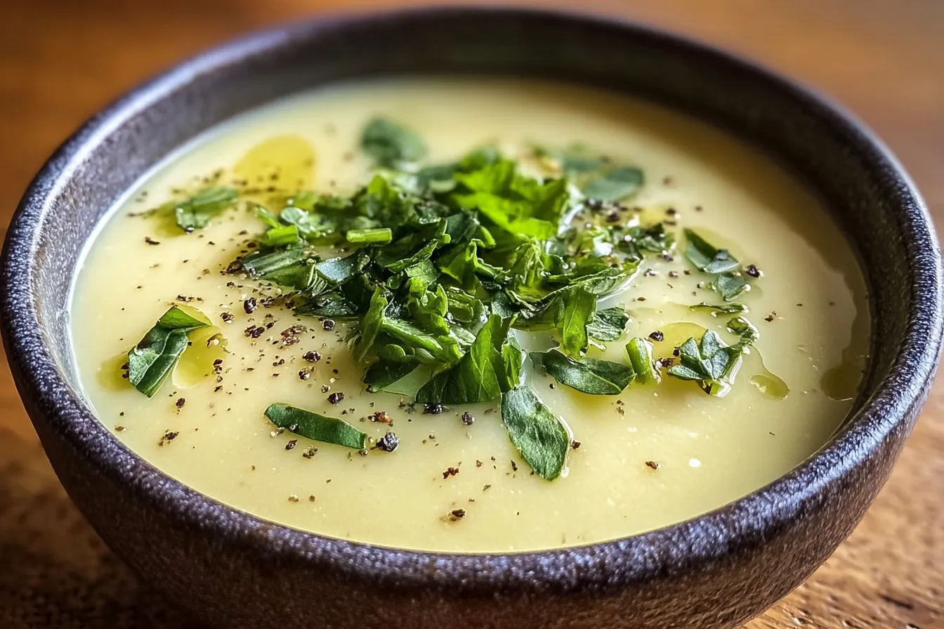 Spring Soup: Creamy Spring Veggie Soup