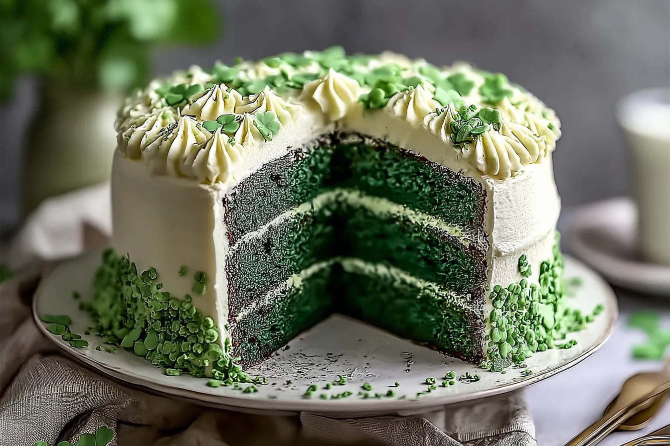 St. Patrick’s Day Green Velvet Cake: A Sweet Celebration! 4 St. Patrick’s Day Green Velvet Cake: A Festive Delight!