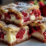 Irresistible Strawberry Cookie Bars with White Chocolate