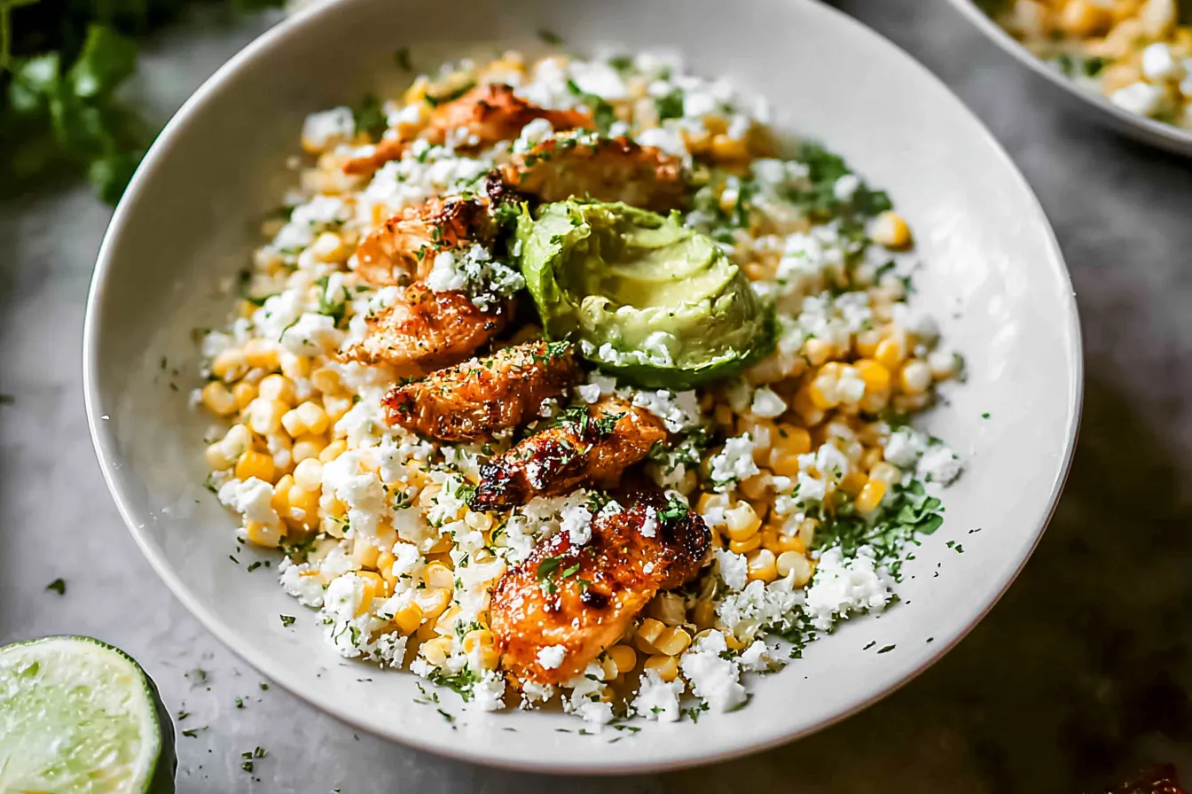 Street Corn Chicken Rice Bowls: A Flavorful Delight! 3 Street Corn Chicken Rice Bowls - Mouthwatering Recipe