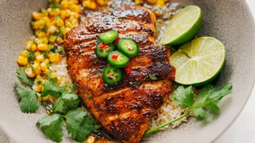 Colorful Summer Chicken Dish