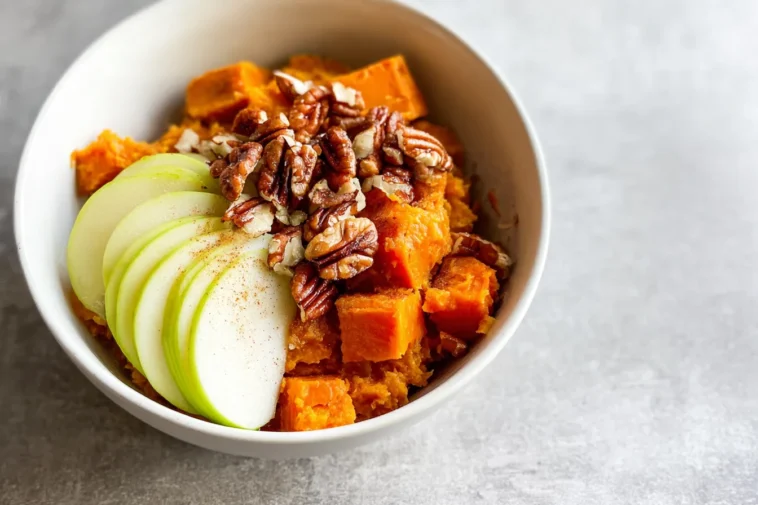 Colorful Sweet Potato Breakfast Bowl Ready to Eat
