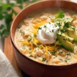 Tasty Keto White Chicken Chili: A Delicious Twist 15 Tasty Keto White Chicken Chili in a Bowl