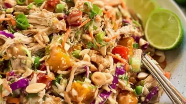 Thai Chicken Salad Fresh Ingredients