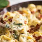 Delicious Tortellini Al Forno Fresh from the Oven