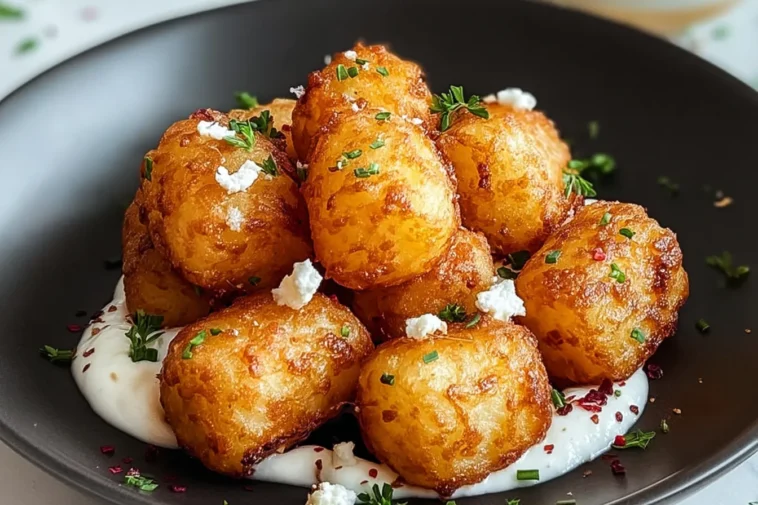 Delicious Two Ingredient Cottage Cheese Tots on a Plate