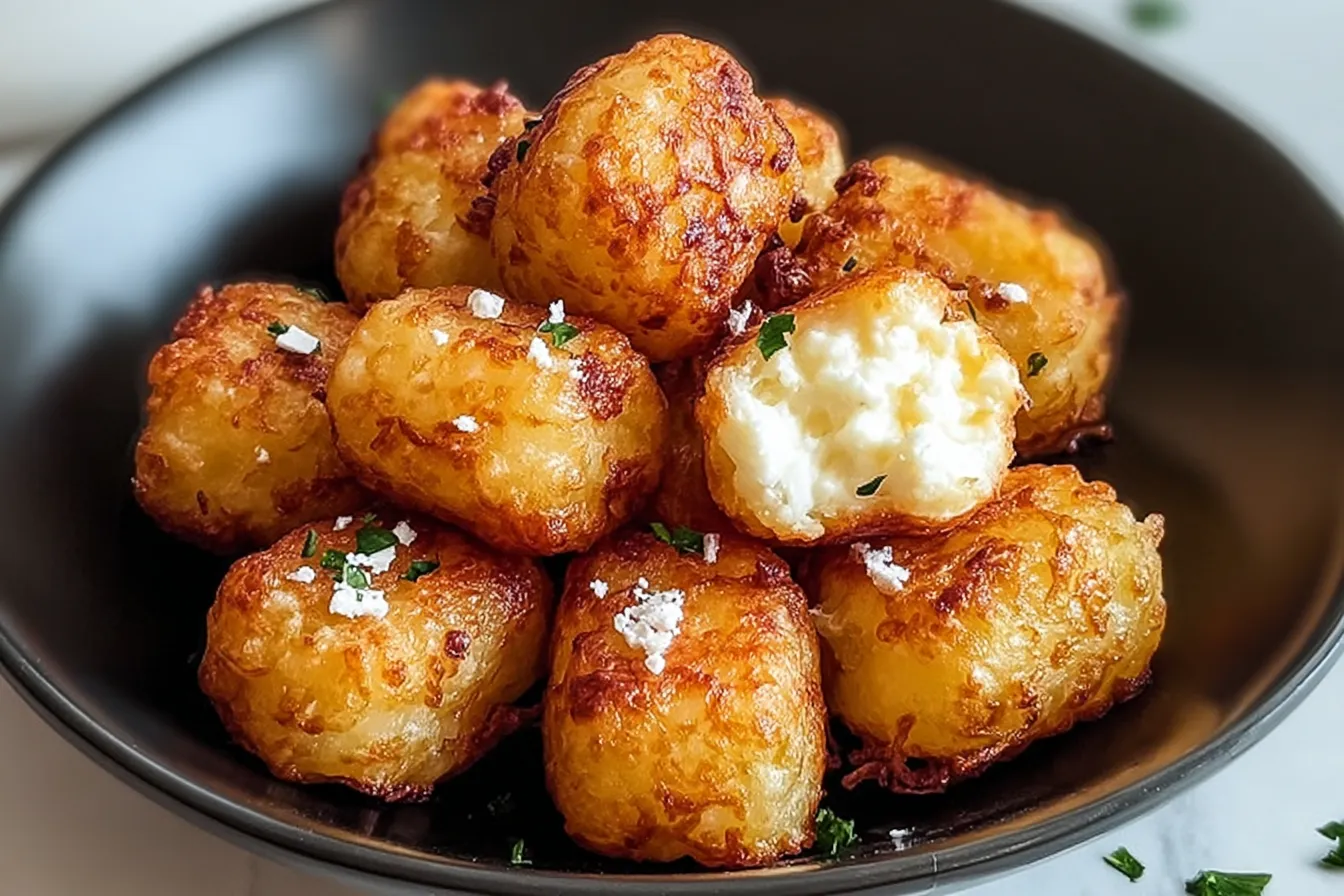 Two Ingredient Cottage Cheese Tots