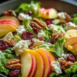 Vibrant Honeycrisp Apple Feta Salad