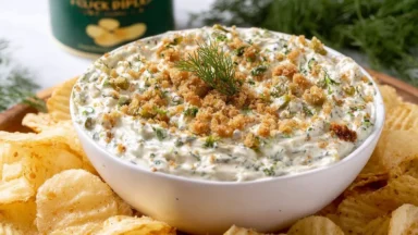 Viral Grillo’s Fried Pickle Dip – A Crunchy Delight