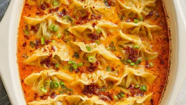 Delicious Viral Trader Joe's Dumpling Bake
