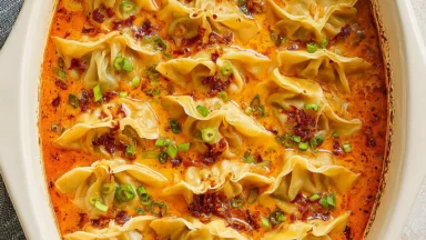 Delicious Viral Trader Joe's Dumpling Bake