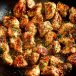 Garlic Butter Chicken Bites - 15-Minute One-Pan Recipe