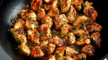 Garlic Butter Chicken Bites - 15-Minute One-Pan Recipe
